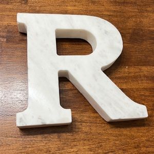 Marble Initial Letter R